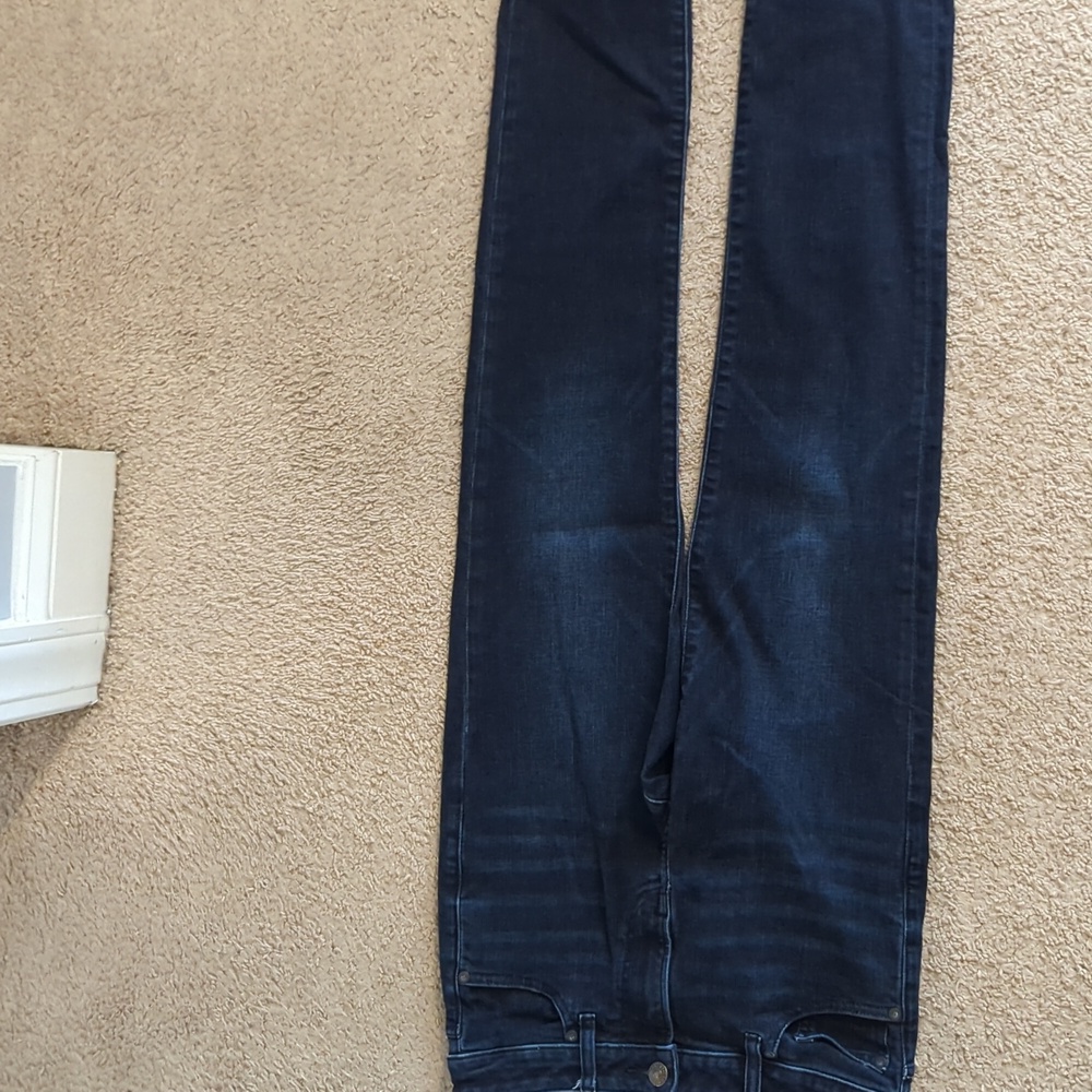Express Jeans, 28/30 Slim Straight, Dark Blue